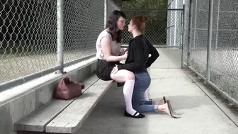 Haylee_Love, Tiggerrosey, Two Lesbian Chicks Moving Around Town Teasing Until They’re Caught Dripping