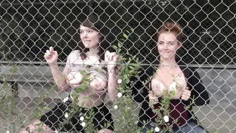 Haylee_Love, Tiggerrosey, Two Lesbian Chicks Moving Around Town Teasing Until They’re Caught Dripping