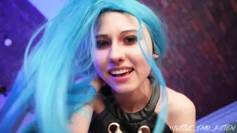 Little_Emo_Kitten, Crazy Jinx Getting Plowed Then Taking A Thick Facial