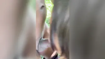 Miminafell, French Slut Sucking Cock In The Woods Until He Cums In Her Mouth