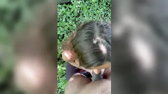 Miminafell, French Slut Sucking Cock In The Woods Until He Cums In Her Mouth