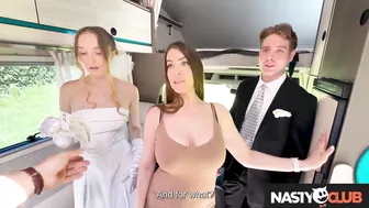 Cuckold Wedding Tape: Cameraman Pays to Fuck Bride Polly Youngs