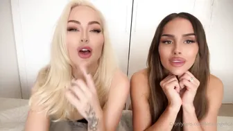 Sandra Fjeldberg, Lene Angelica, Two Hot Camgirls Running A JOI Live Until You Burst
