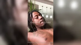 Smoovee_Groovee, Big Booty Ebony Slut Slapping Down On Bbc Until Her Ass Ripples
