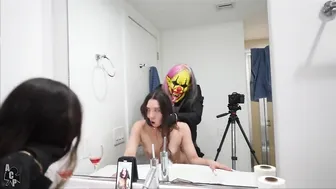 Queenofhell, Getting Her Thick Pawg Ass Fucked By A Scary Clown Until She Cums