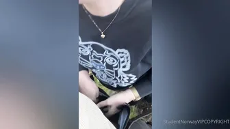 Studentnorway, Sneaky Public Fucking On The Hiking Trail Until They Almost Get Caught