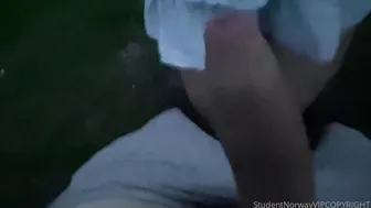 Studentnorway, Hotwifehanna, Amateur Fucking In The Park Early In The Morning Until They Almost Get Caught