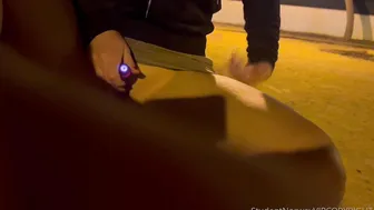 Studentnorway, Hotwifehanna, Sneaky Vibrator Masturbation In The Public Park Until She Cums On The Bench