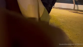 Studentnorway, Hotwifehanna, Sneaky Vibrator Masturbation In The Public Park Until She Cums On The Bench