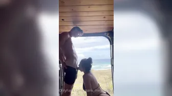 Hailey Schubert, Doggy Fucking In The Van With An Open Field View Until He Fills Her