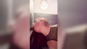Pawg_Redhead, Sucking Bbc In The Neighborhood Gloryhole Until He Covers Her Face