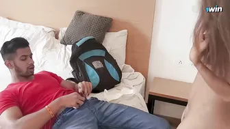Delivery Boy Fucks a Hot Indian Girl and Cums Inside