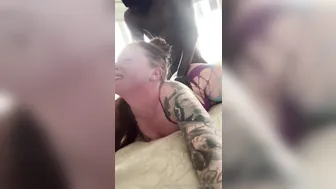 Pawg_Redhead, Pawg Whore Getting Flattened Doggy By A Bbc Black Bull Until She Takes It
