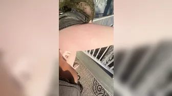Pawg_Redhead, Sucking And Fucking Bbc On The Public Balcony Until Someone Could Look Up