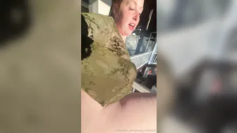 Pawg_Redhead, Sucking And Fucking Bbc On The Public Balcony Until Someone Could Look Up