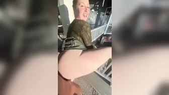 Pawg_Redhead, Sucking And Fucking Bbc On The Public Balcony Until Someone Could Look Up