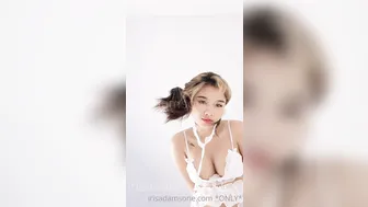 Irisadamsone, Sexy Asian Chick Lingerie Stripping From The Bottom View Until You See Everything