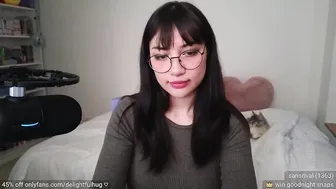 Delightfulhug, Spanking And Dildo Fucking Live Until She Creams On Stream