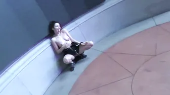 Nicole Niagara, Exhibitionist Masturbation Around Town With Stranger Audience Until She Cums In Public