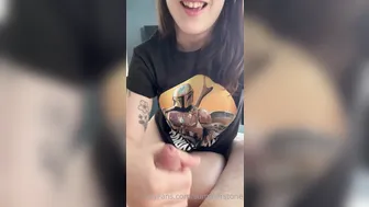 Summer Stone, Jerking Off Her Boyfriend POV Until He Explodes In Her Hand