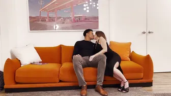 Leah Layz, Horny Milf Getting Bred By A Black Bull On The Couch Until He Pumps Her Full