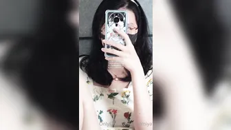 Anaimiya, Asian Girl Rubbing Her Pussy In The Mirror Until She Watches Herself Cum