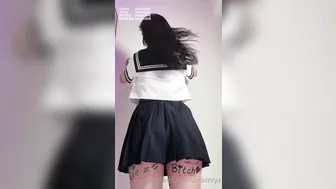 Anaimiya, Cute Taiwanese Schoolgirl Outfit Flashing Her Pussy Until The Skirt Lifts