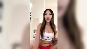 Bunni.Emmie, Asian Bunny Sucking And Fucking A Purple Dildo Until The Ears Bounce