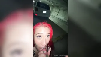 Zoeydigiacomo, Sneaky Sucking And Fucking In The Parking Lot Until They Almost Get Caught