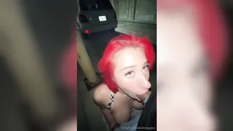 Zoeydigiacomo, Sneaky Sucking And Fucking In The Parking Lot Until They Almost Get Caught