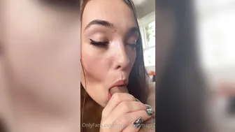 Cheekymz, Blowjob And Facial In Pigtails Until The Ties Are Sticky