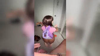 Emjayplays, Explorer Cosplay Slut Getting Fucked From Behind Until The Backpack Bounces