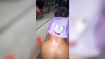Emjayplays, Explorer Cosplay Slut Getting Fucked From Behind Until The Backpack Bounces