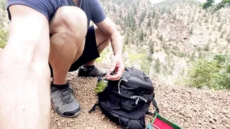 Marsfoxxx, Getting Tied And Creampie Fucked Up In The Mountains Until She Overflows Outside