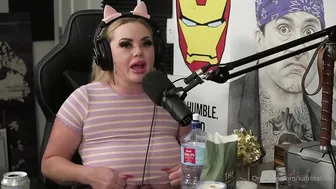 Katrina Thicc, Teasing Her Huge Tits On A Livestream Podcast Until They Spill Out On Stream
