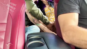 Marsfoxxx, Hotwife Riding A Black Bull While Her Husband Drives Until She Cums In The Car