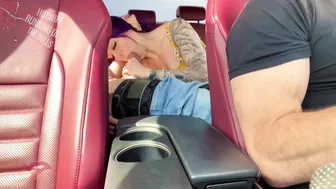 Marsfoxxx, Hotwife Riding A Black Bull While Her Husband Drives Until She Cums In The Car