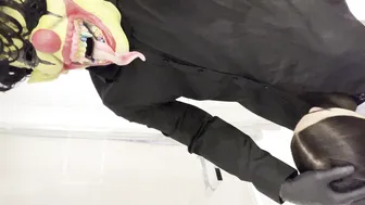 Queenofhell, Slutty Whore Sucking Bbc In The Toilet Until She Almost Gets Caught