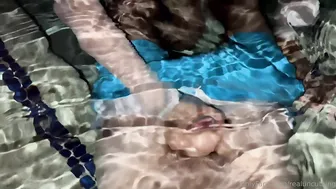 Rainey James, Underwater Blowjob At Night Until She Comes Up Drooling