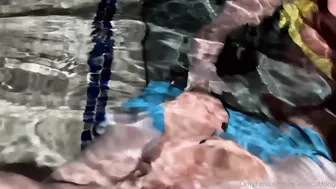 Rainey James, Underwater Blowjob At Night Until She Comes Up Drooling