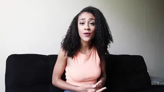 Ariana Aimes, Ebony Chick Fucking A Dildo Until She Sits All The Way Down