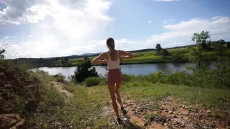 Milakittenx, Petite Adult Slut Jogging And Fucking Outdoors Until She Cums On The Trail