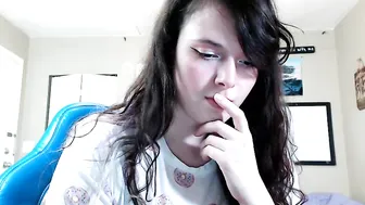 Tigger Rosey, Vibrating Her Pussy In Cute Panties Live Until She Soaks Them