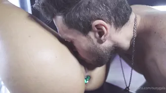 Susygala, Getting Finger Fucked And Squirting By The Gym Instructor Until The Mat Is Wet