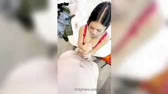 Jezzi.Xo, Hot Asian Girlfriend Fucking In Red Strappy Lingerie Until The Straps Snap