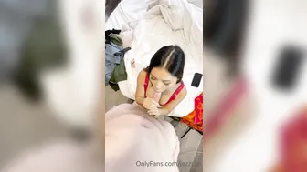 Jezzi.Xo, Hot Asian Girlfriend Fucking In Red Strappy Lingerie Until The Straps Snap