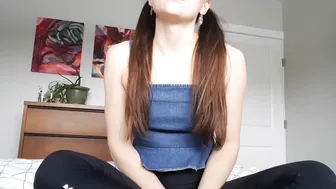 Hazel Simone, Horny Adult Slut Fucking A Creampie Dildo Until It Leaks Out