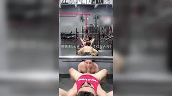 Bella Mantovani, Pawg Milf Fucking Her Gym Instructor Until He Fills Her On The Mat