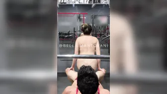 Bella Mantovani, Pawg Milf Fucking Her Gym Instructor Until He Fills Her On The Mat