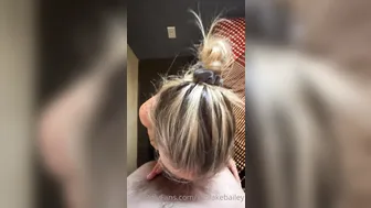 Blake Bailey, Tatted Babe Sucking Cock Then Getting Facialized Until Her Face Is Covered